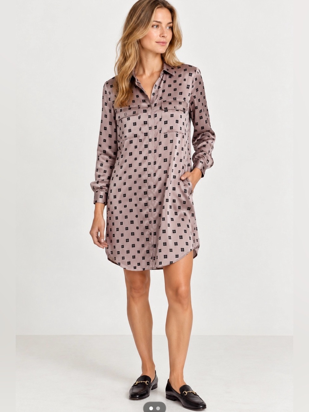 Club Monaco eloise dress robe lilac
